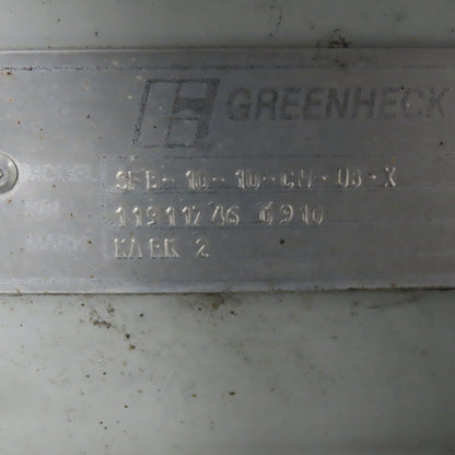 Greenheck SFB-10-10-CW-UB 3/4Hp 208-230/460V Backward Incline Centrifugal Blower