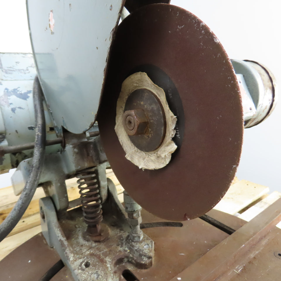 CTD M225 2HP 12" Manual Abrasive Miter Metal Saw 208-230/460V 3PH Tested 3900rpm