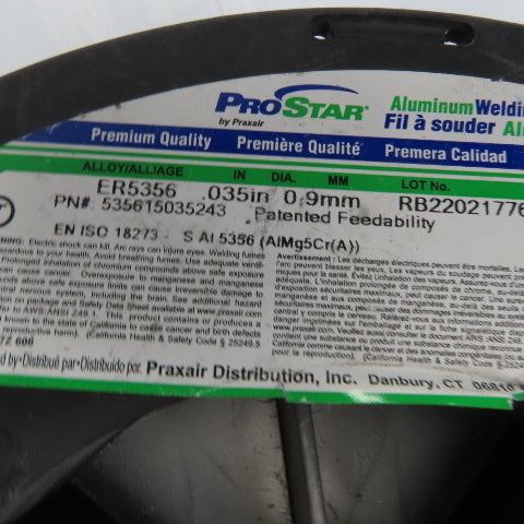 ProStar ER5356 0.035 x 14bs Aluminum Mig Welding Wire Spool