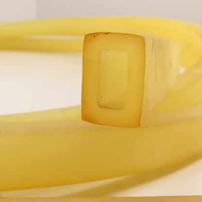 Exotic E13-045 Urethane RECT Feeder Tube 0.375" x 0.720" ID x 20' Long .225 Wall