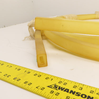 Exotic E13-045 Urethane RECT Feeder Tube 0.375" x 0.720" ID x 20' Long .225 Wall