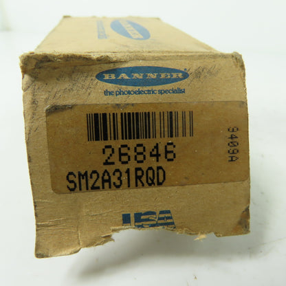 Banner SM2A31RQD Mini-Beam Photoelectric Sensor 300mA 3-Pin