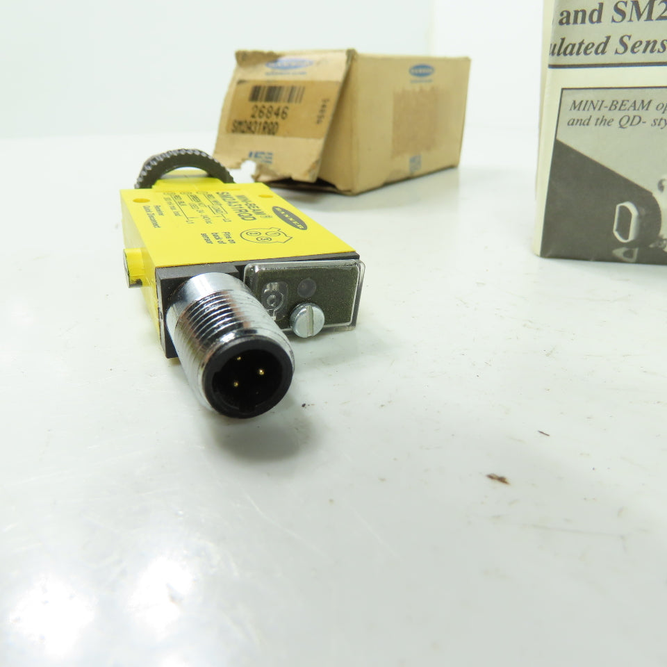 Banner SM2A31RQD Mini-Beam Photoelectric Sensor 300mA 3-Pin