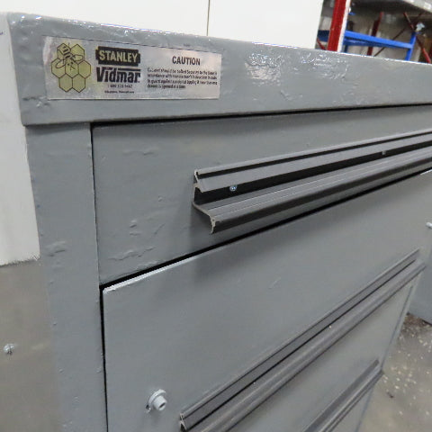 Stanley Vidmar 4 Drawer Small Parts Tool Storage Shop Cabinet 30" x 28" x 44"