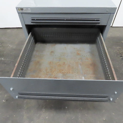 Stanley Vidmar 4 Drawer Small Parts Tool Storage Shop Cabinet 30" x 28" x 44"