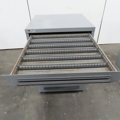 Stanley Vidmar 4 Drawer Small Parts Tool Storage Shop Cabinet 30" x 28" x 44"