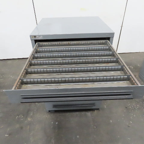 Stanley Vidmar 4 Drawer Small Parts Tool Storage Shop Cabinet 30" x 28" x 44"