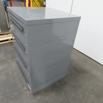 Stanley Vidmar 4 Drawer Small Parts Tool Storage Shop Cabinet 30" x 28" x 44"