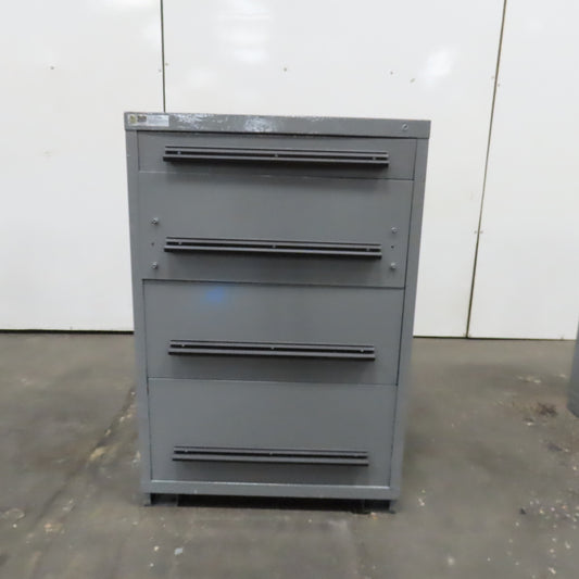 Stanley Vidmar 4 Drawer Small Parts Tool Storage Shop Cabinet 30" x 28" x 44"