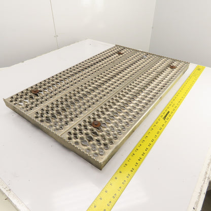 34" x 21" Diamond Aluminum Tread Plate Access Crossover Cover Work Platform