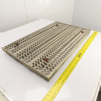 34" x 21" Diamond Aluminum Tread Plate Access Crossover Cover Work Platform