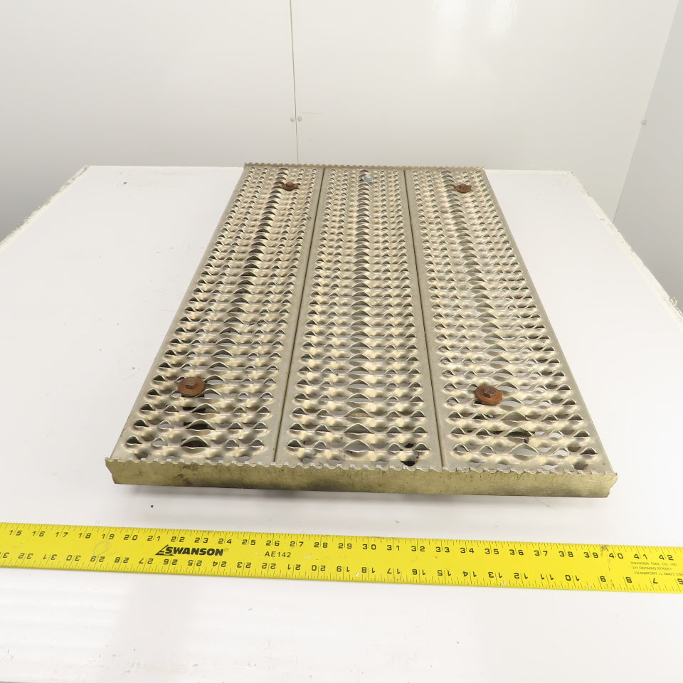 34" x 21" Diamond Aluminum Tread Plate Access Crossover Cover Work Platform
