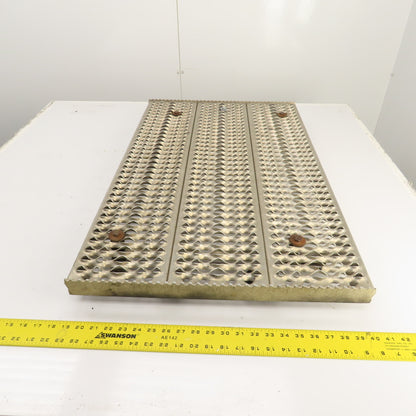 34" x 21" Diamond Aluminum Tread Plate Access Crossover Cover Work Platform