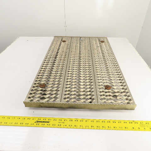 34" x 21" Diamond Aluminum Tread Plate Access Crossover Cover Work Platform