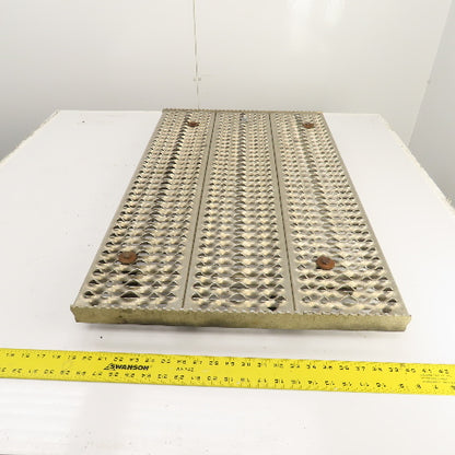 34" x 21" Diamond Aluminum Tread Plate Access Crossover Cover Work Platform