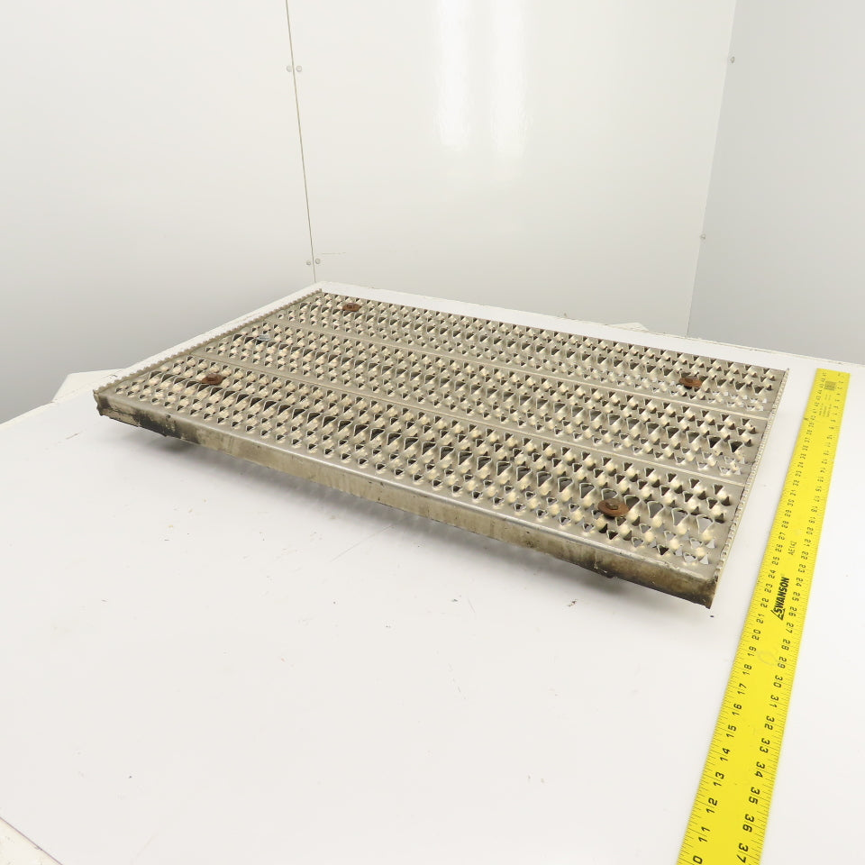 34" x 21" Diamond Aluminum Tread Plate Access Crossover Cover Work Platform