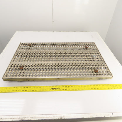 34" x 21" Diamond Aluminum Tread Plate Access Crossover Cover Work Platform