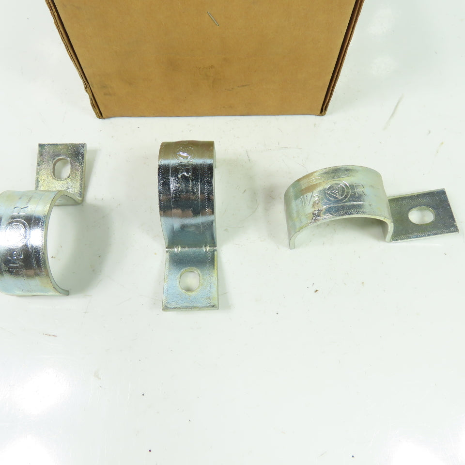 Appleton 1-1/2" R Steel Conduit Clamp Strap Lot Of 20