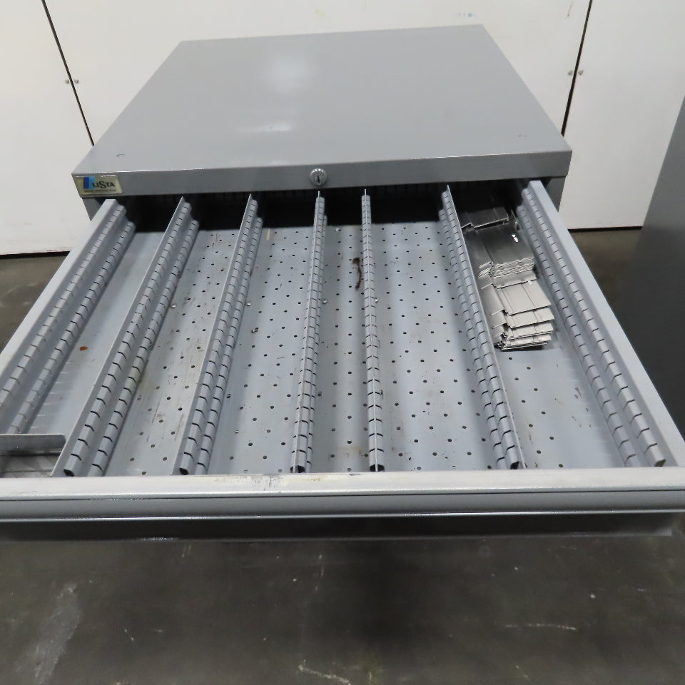 Lista 7 Drawer Small Parts Tool Storage Shop Cabinet 28" x 28" x 42"