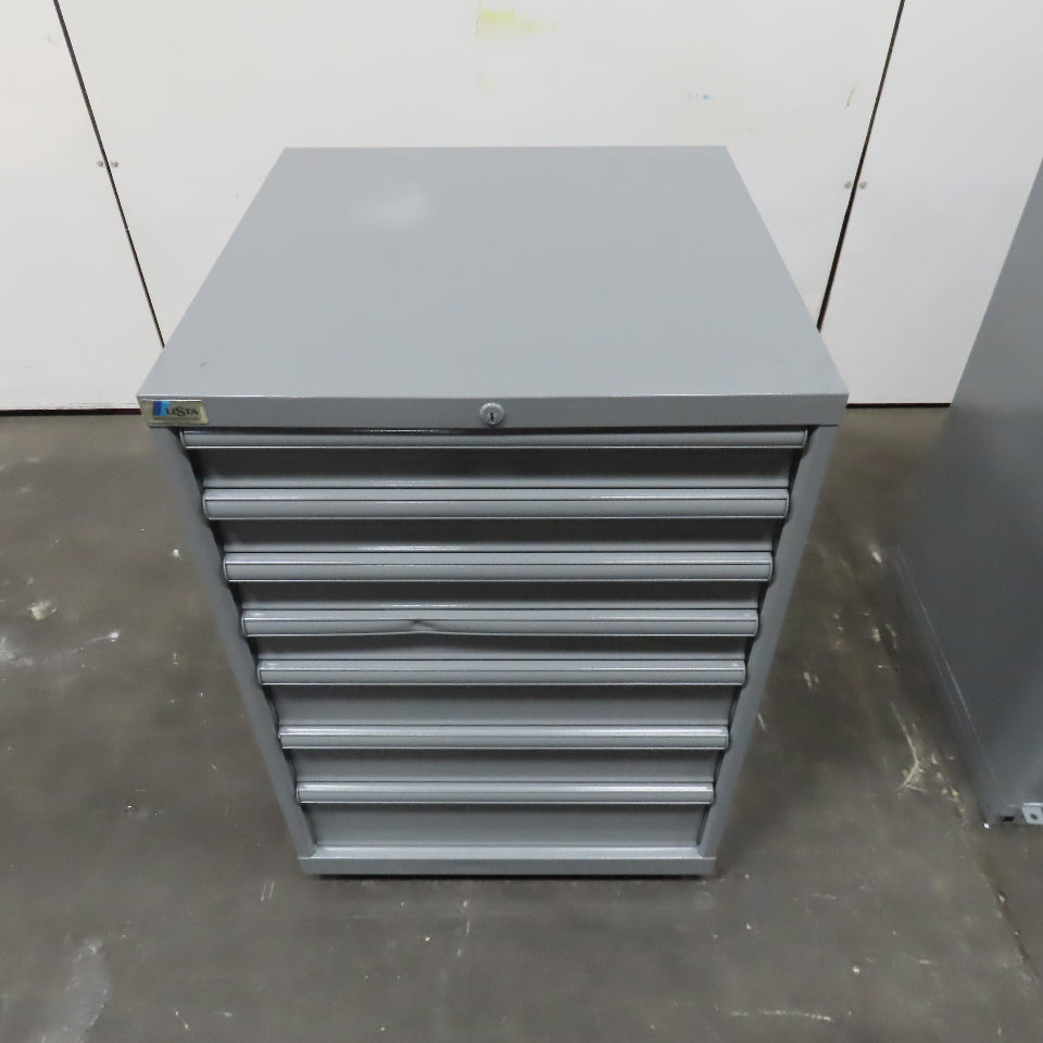 Lista 7 Drawer Small Parts Tool Storage Shop Cabinet 28" x 28" x 42"