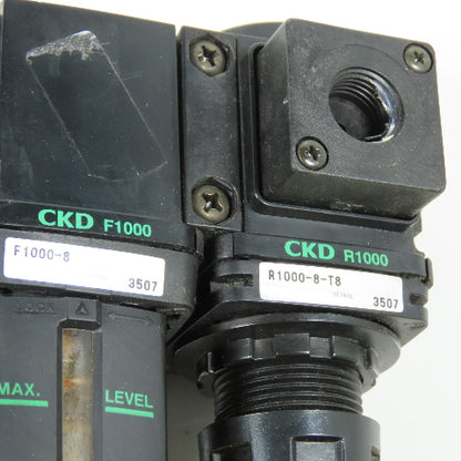 CKD F1000-8 R1000-8-T8 Compressed Air Filter & Regulator 0.05-0.85MPa 1/4"