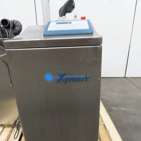 GSI Lumonics Xymark Laser Marking Coding System & Fume Collector 115V 60Hz 1Ph