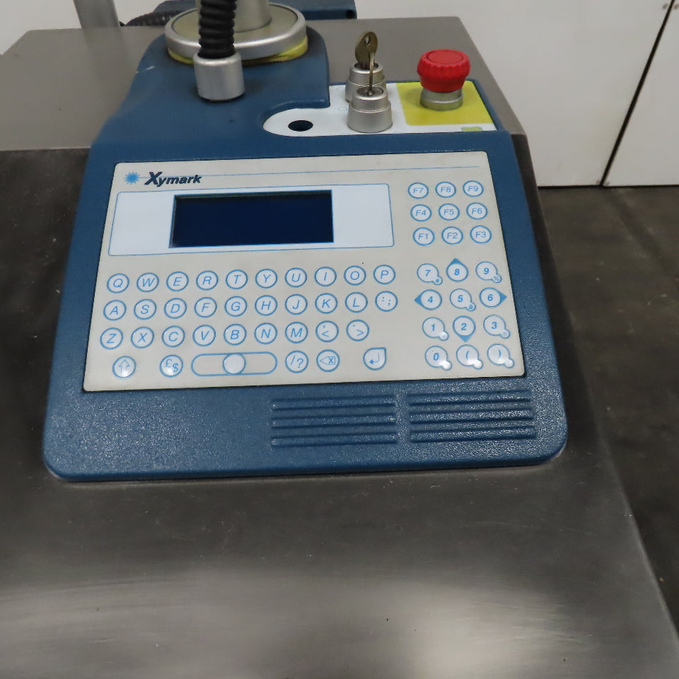 GSI Lumonics Xymark Laser Marking Coding System & Fume Collector 115V 60Hz 1Ph
