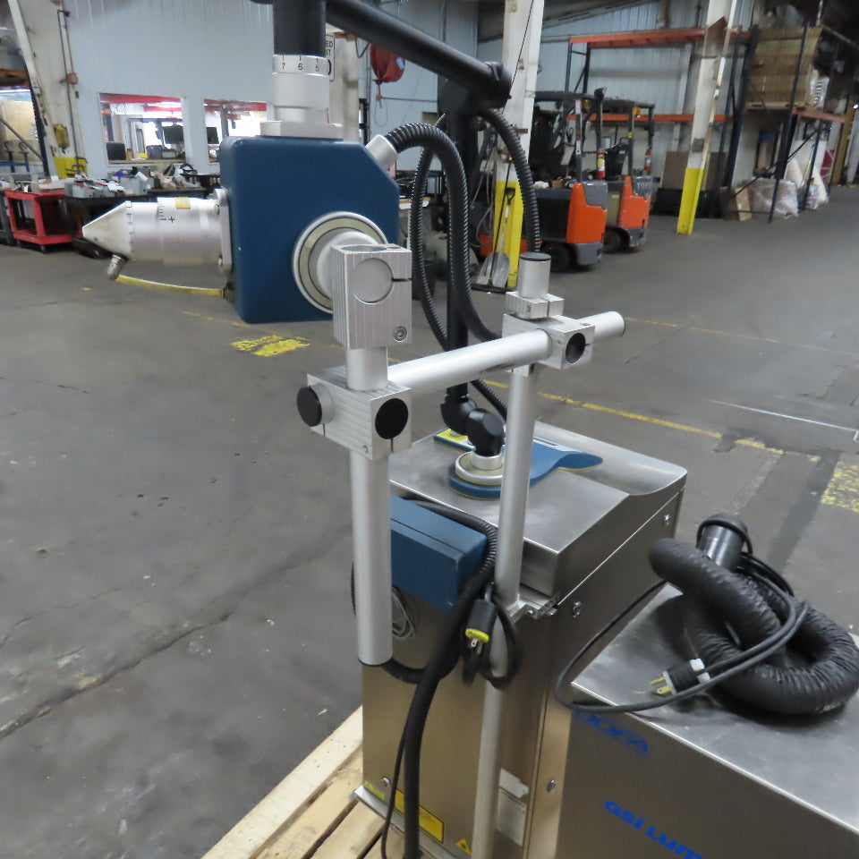GSI Lumonics Xymark Laser Marking Coding System & Fume Collector 115V 60Hz 1Ph