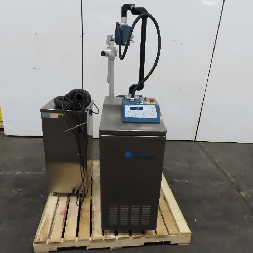 GSI Lumonics Xymark Laser Marking Coding System & Fume Collector 115V 60Hz 1Ph