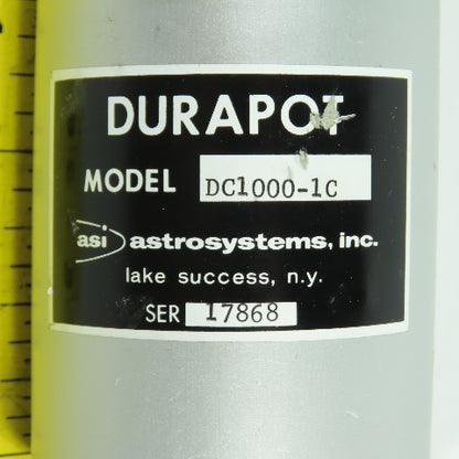 Aerosystems Durapot DC1000-1 Rotary Encoder 1/8" Shaft