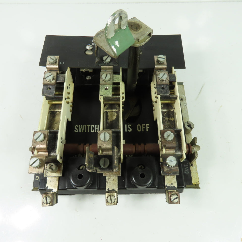 Trumbull K-120 Style 3 Pole Fused Disconnect Switch