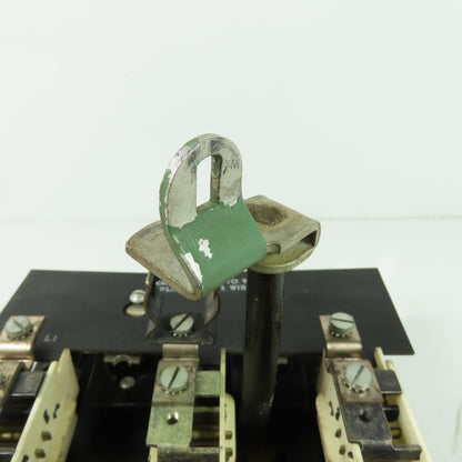 Trumbull K-120 Style 3 Pole Fused Disconnect Switch