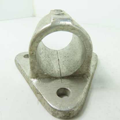 Aluminum cast Structural Fitting Speed Rail Triangle Flange 1.7" ID Lot Of 2