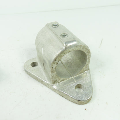 Aluminum cast Structural Fitting Speed Rail Triangle Flange 1.7" ID Lot Of 2