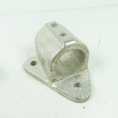 Aluminum cast Structural Fitting Speed Rail Triangle Flange 1.7" ID Lot Of 2