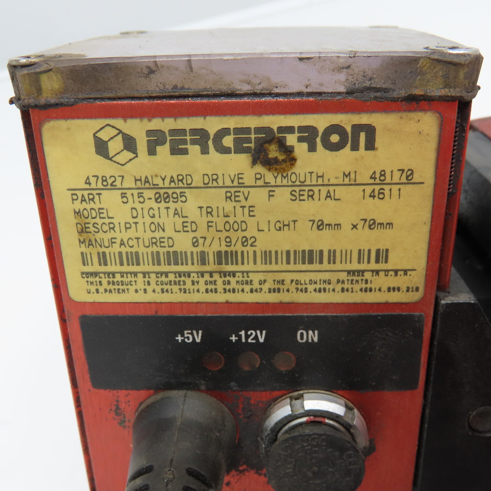 Perceptron 917-3020 Digital Surface Sensor W/ 515-0095 Trilite LED Flood