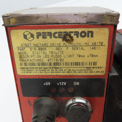 Perceptron 917-3020 Digital Surface Sensor W/ 515-0095 Trilite LED Flood