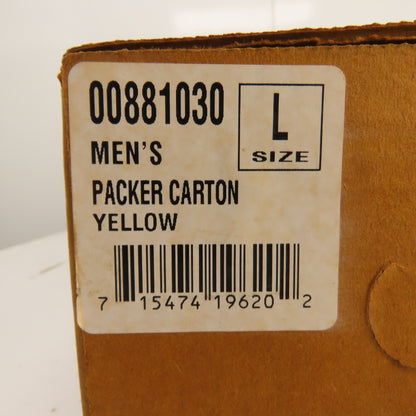 00881030 Men's Size Large Rubber Over Shoe Boot Protector Yellow