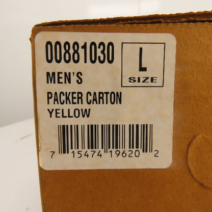 00881030 Men's Size Large Rubber Over Shoe Boot Protector Yellow