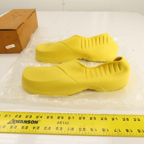 00881030 Men's Size Large Rubber Over Shoe Boot Protector Yellow