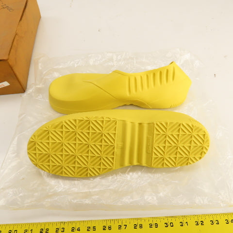 00881030 Men's Size Large Rubber Over Shoe Boot Protector Yellow