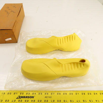 00881030 Men's Size Large Rubber Over Shoe Boot Protector Yellow