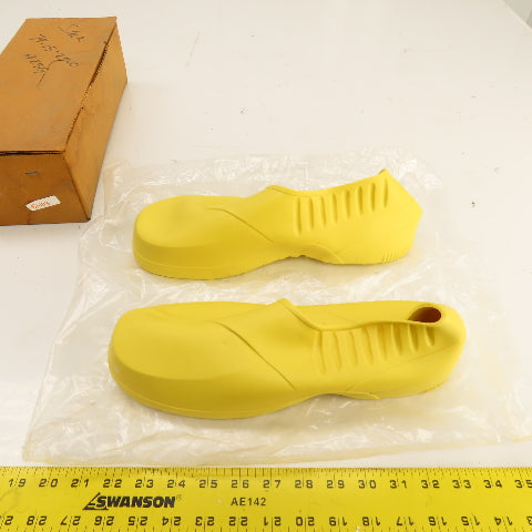 00881030 Men's Size Large Rubber Over Shoe Boot Protector Yellow