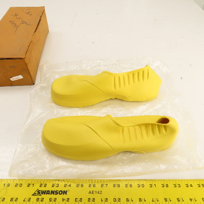 00881030 Men's Size Large Rubber Over Shoe Boot Protector Yellow