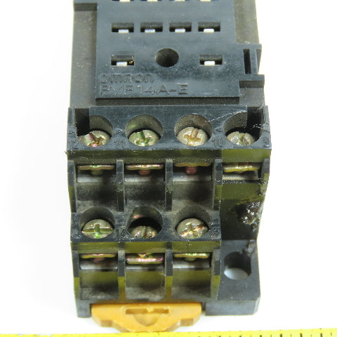 Omron PYF14A-E Relay Socket Base 14-Pin 5A 250V Lot Of 5