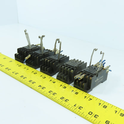 Omron PYF14A Relay Socket Base 14-Pin 5A 250V Lot Of 5
