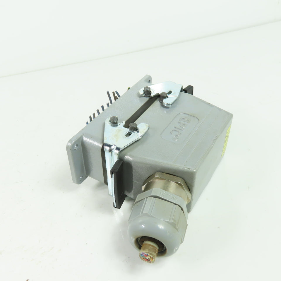 Epic H-BE 16 SS DR Rectangular Connector Plug 16-Pin Male/Female 500V 16A