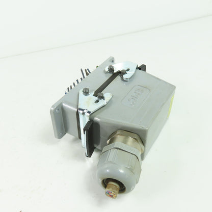 Epic H-BE 16 SS DR Rectangular Connector Plug 16-Pin Male/Female 500V 16A