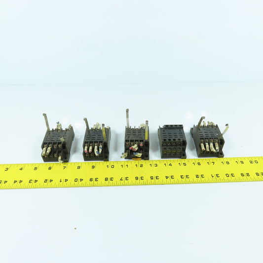 Omron PTF14A Relay Socket Base 12-Pin 10A 240V Lot Of 5