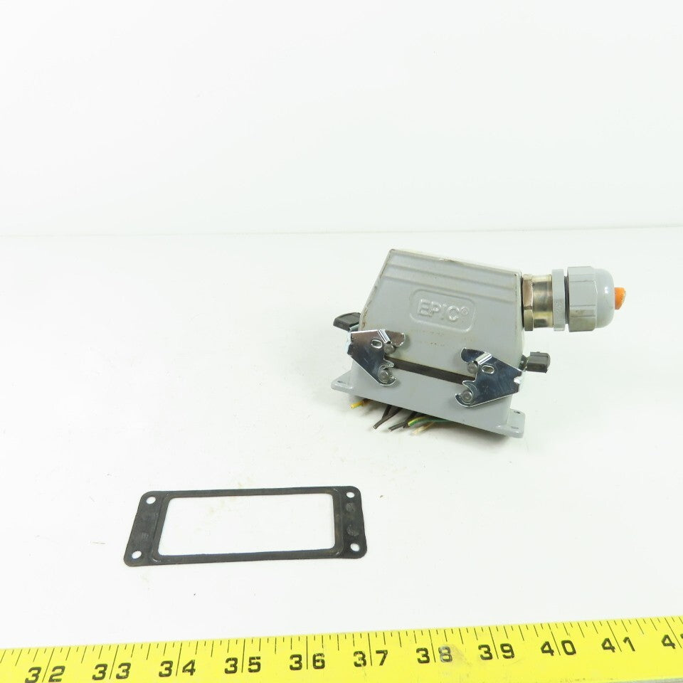Epic H-BS 6 SS Rectangular Connector Plug 6-Pin Male/Female 400/690V 35A